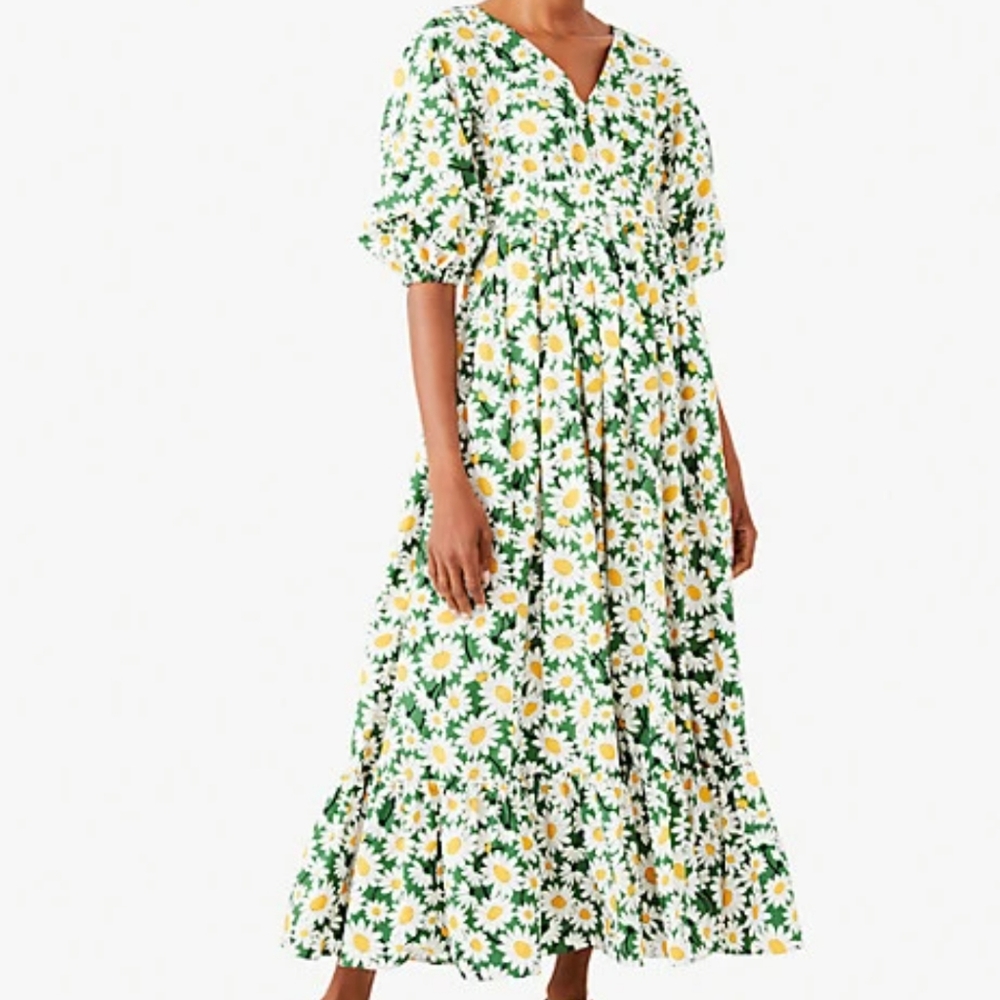Kate daisy bodega midi dress